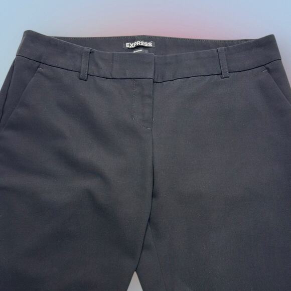 Express Women’s 2 Black COLUMNIST Dress Ankle Pants - Picture 1 of 4